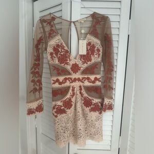FOR LOVE AND LEMONS NWT Lace Matador Dress
